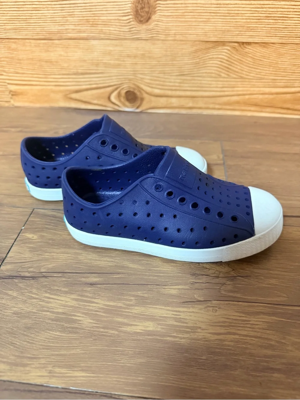 Native Youth Jefferson Slip On Shoes Size 11 Navy Blue Toddler Boy Girl Unisex